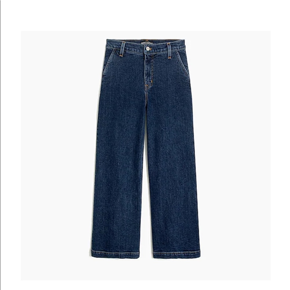 NWOT J.Crew 10" High Rise Wide Leg Jeans Size 35